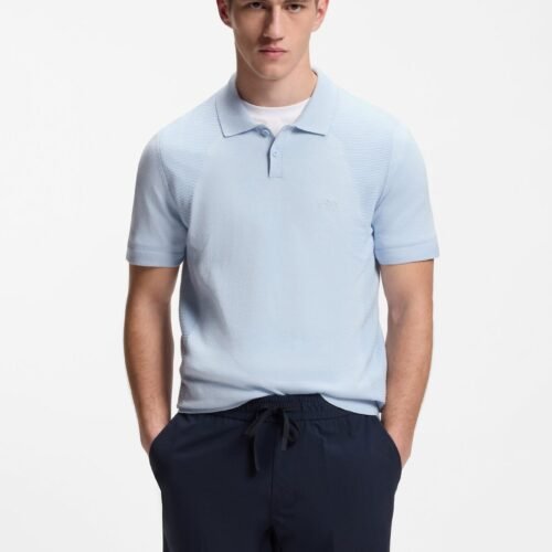 BOSS KN_MOMENTUM-LITE PS - Polo shirt - open blue