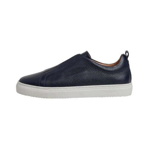 HACKETT LONDON TRAINERS VISION PEBBLE - Slip-ons - marine blue