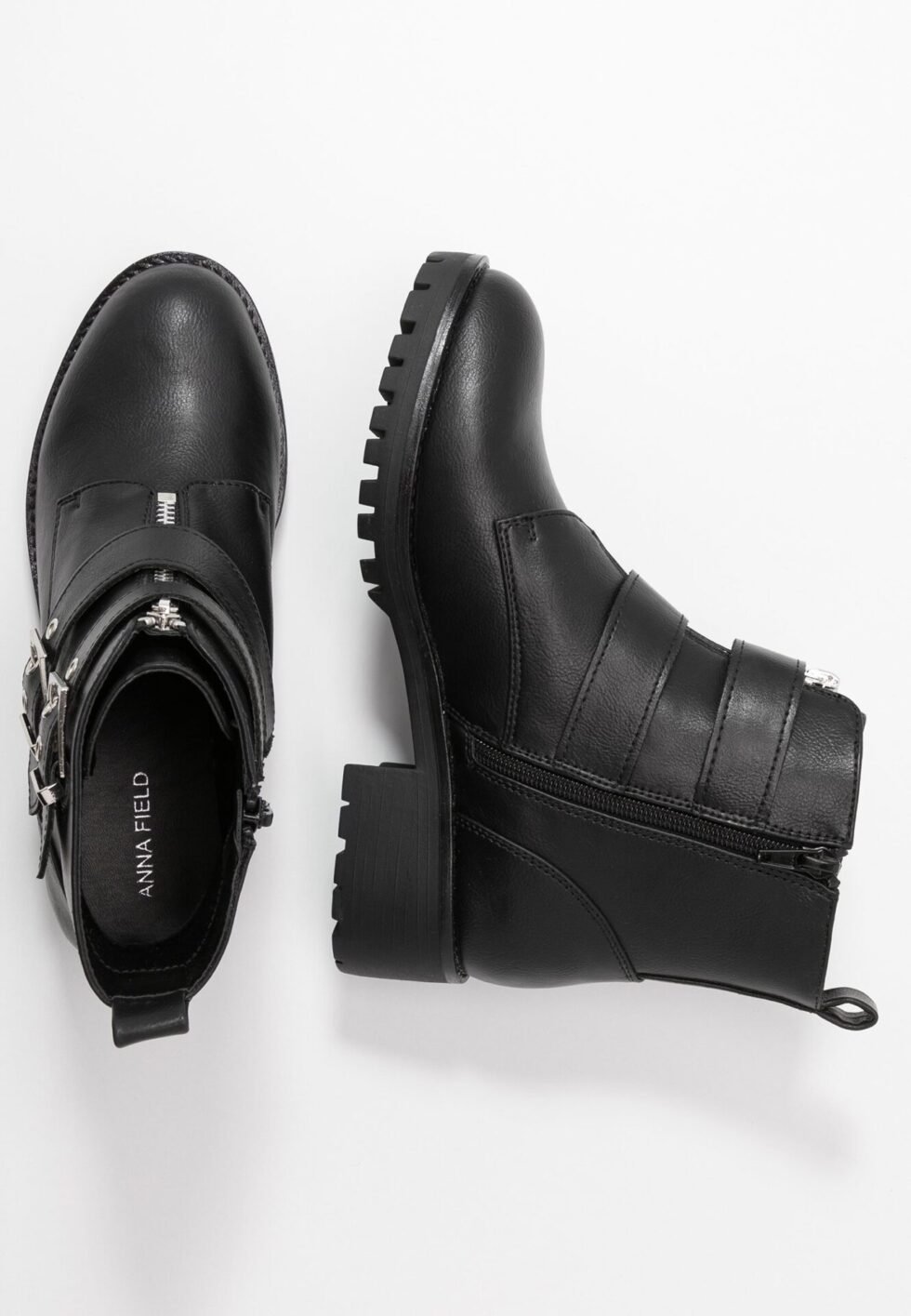 Anna Field by Zalando Cowboy/biker ankle boot - black