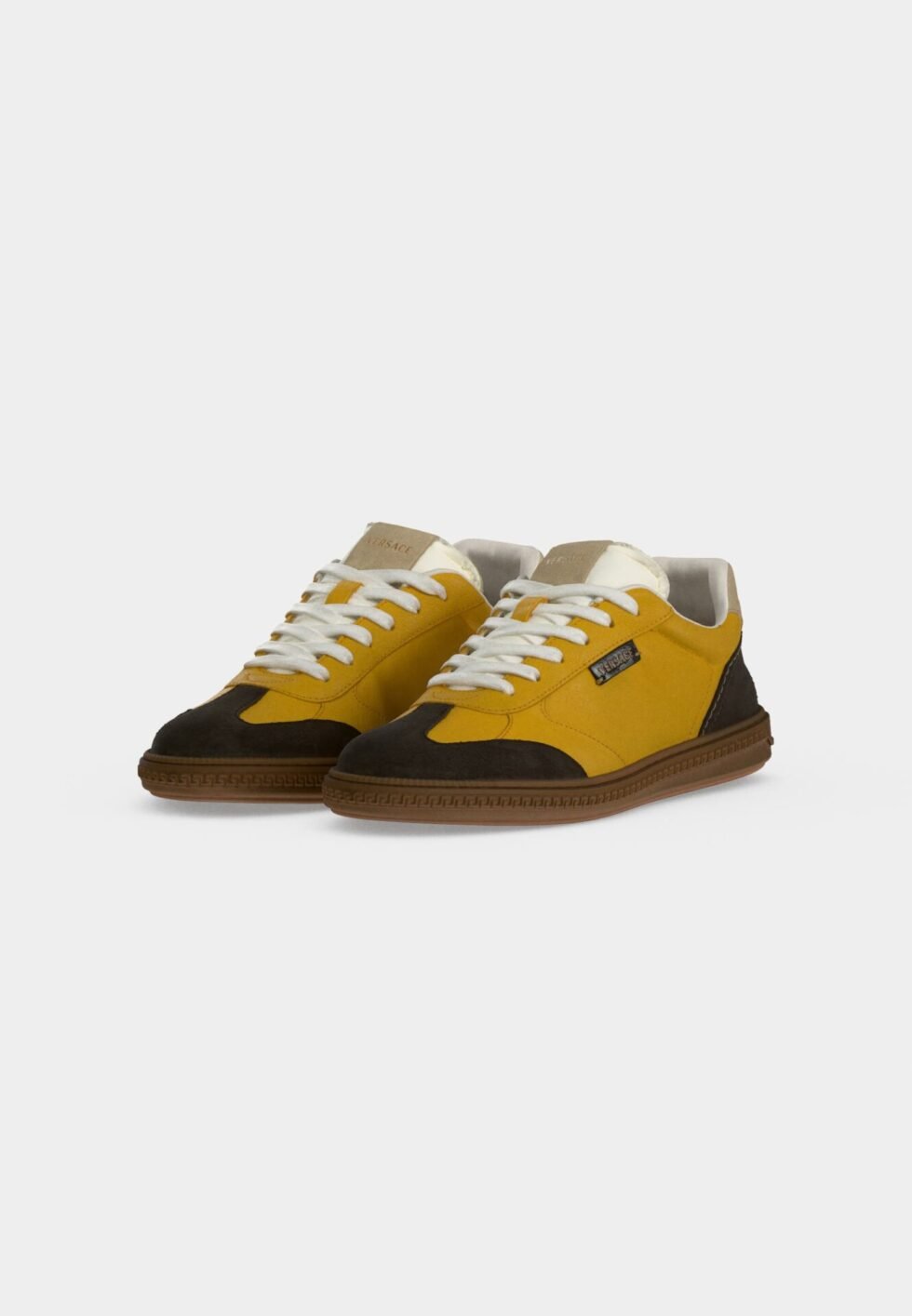 Versace SNEAKER - Trainers - moka/yellow