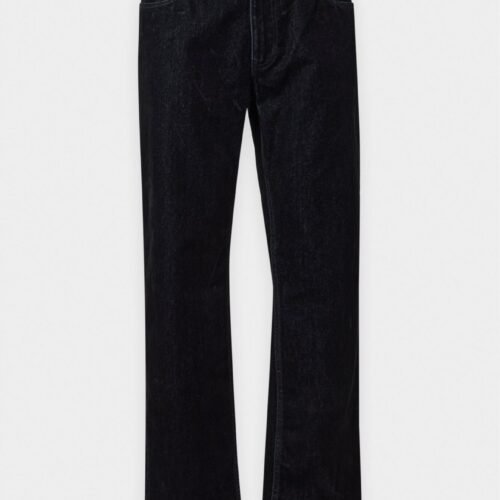 EMPORIO ARMANI POCKETS PANT - Straight leg jeans - black beauty