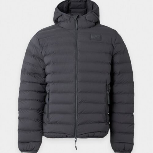 EA7 EMPORIO ARMANI MOUNTAIN HOODED JACKET - Light jacket - asphalt