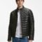 BOSS JONN2_IN - Leather jacket - black one