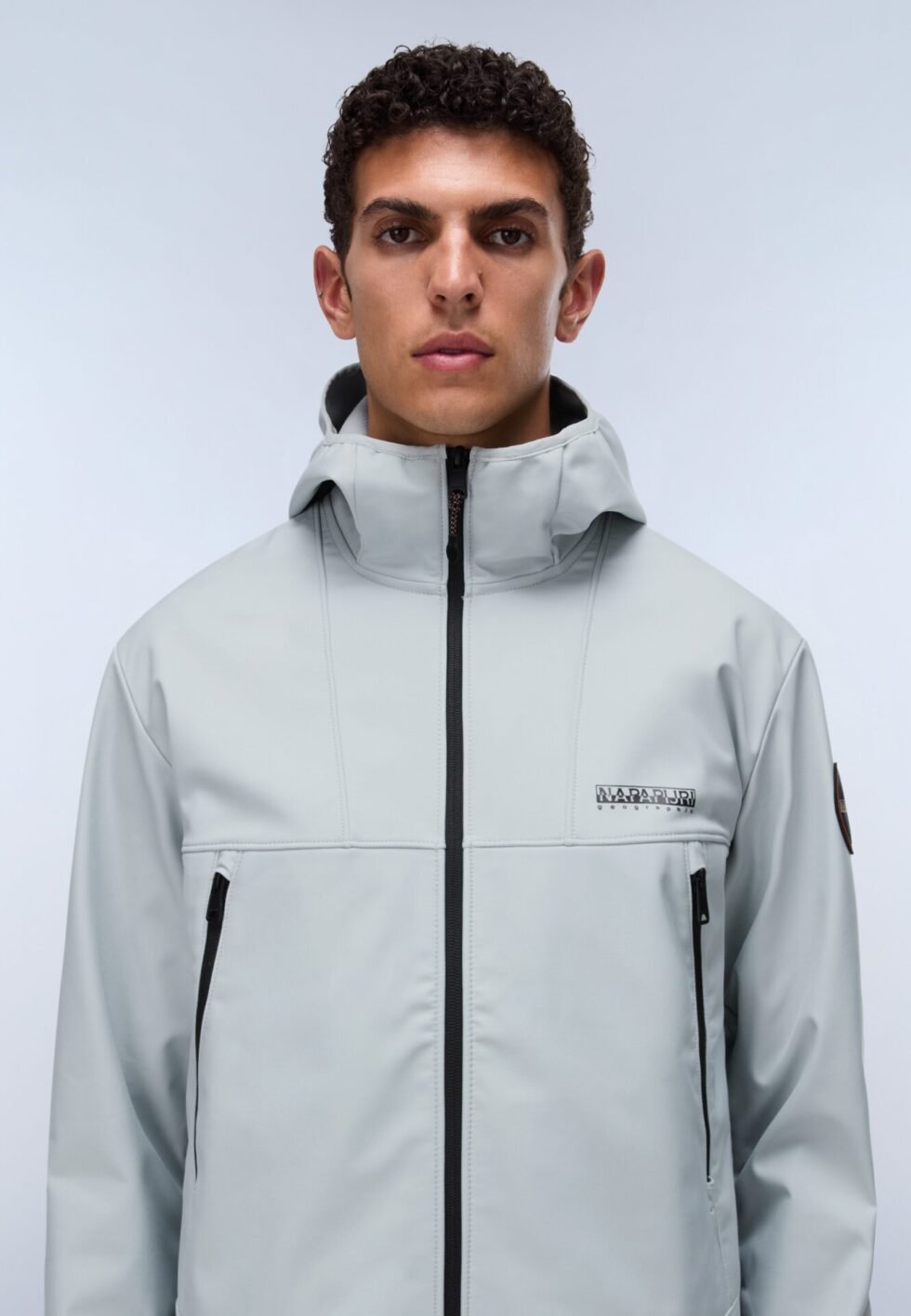 Napapijri BIOIS SHELL - Soft shell jacket - light grey