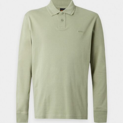 BOSS INTERLOCK LONG - Polo shirt - open green