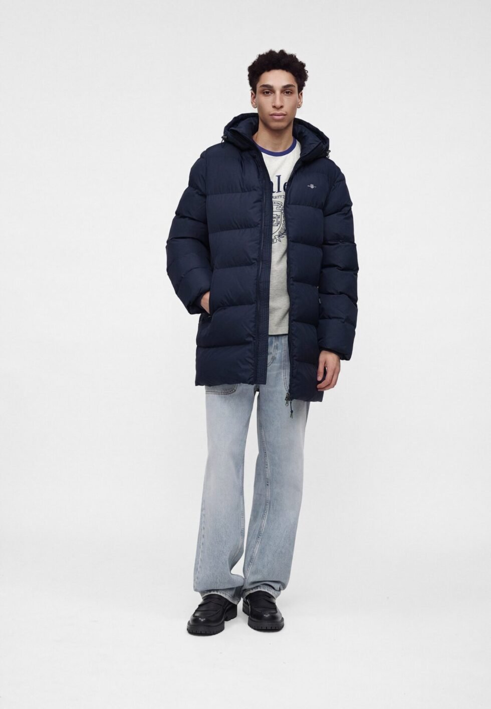 GANT ACTIVE CLOUD - Winter coat - evening blue