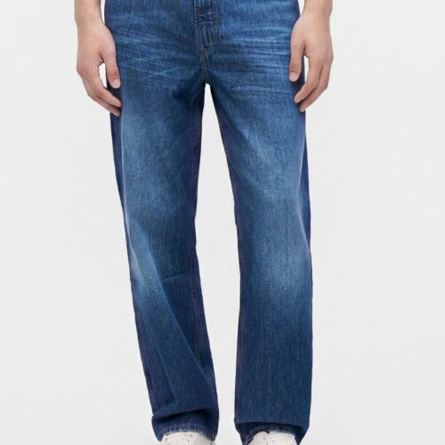 BOSS KEYES - Straight leg jeans - navy