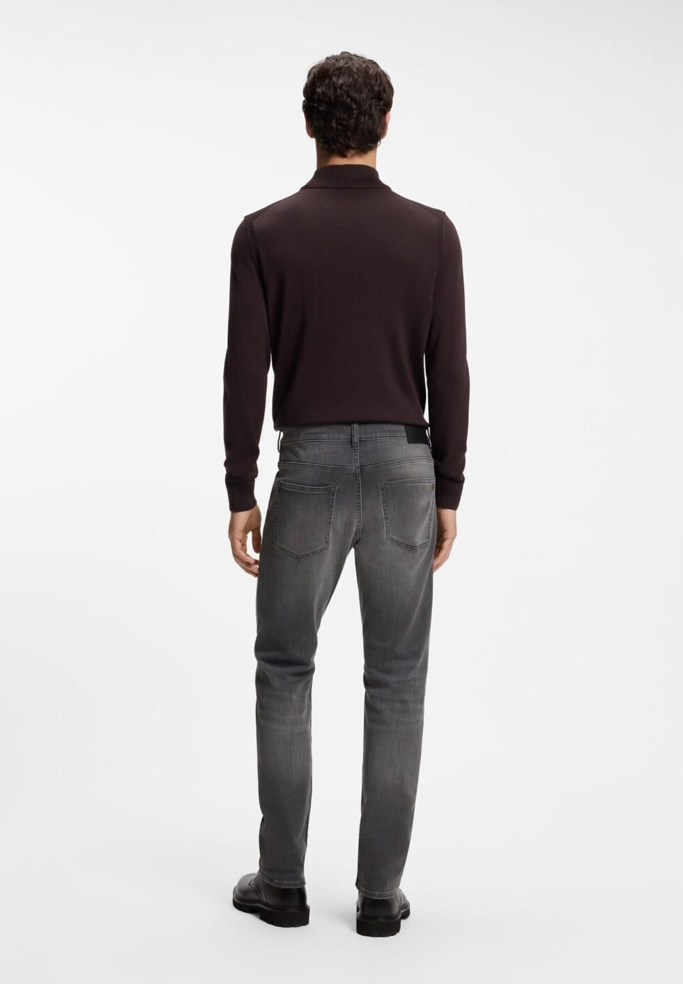 BOSS DELAWARE BO - Slim fit jeans - dark grey