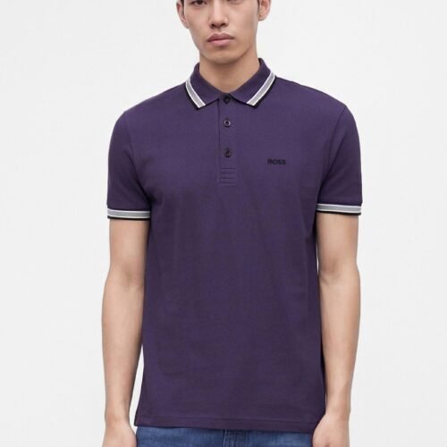 BOSS PADDY - Polo shirt - dark purple