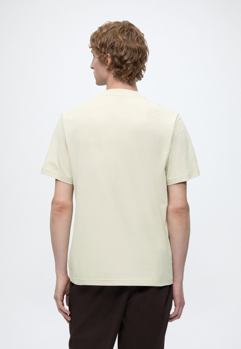 BOSS TEE COLLAR - Basic T-shirt - light beige