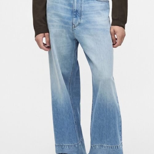 MM6 Maison Margiela PANTS POCKETS - Relaxed fit jeans - blue