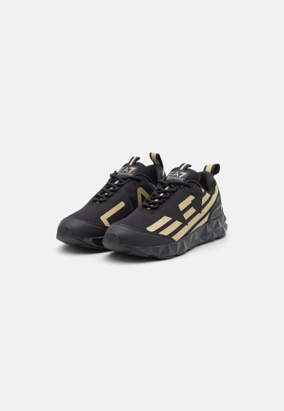 EA7 Emporio Armani ULTIMATE C2 KOMBAT UNISEX - Trainers - triple black/light gold