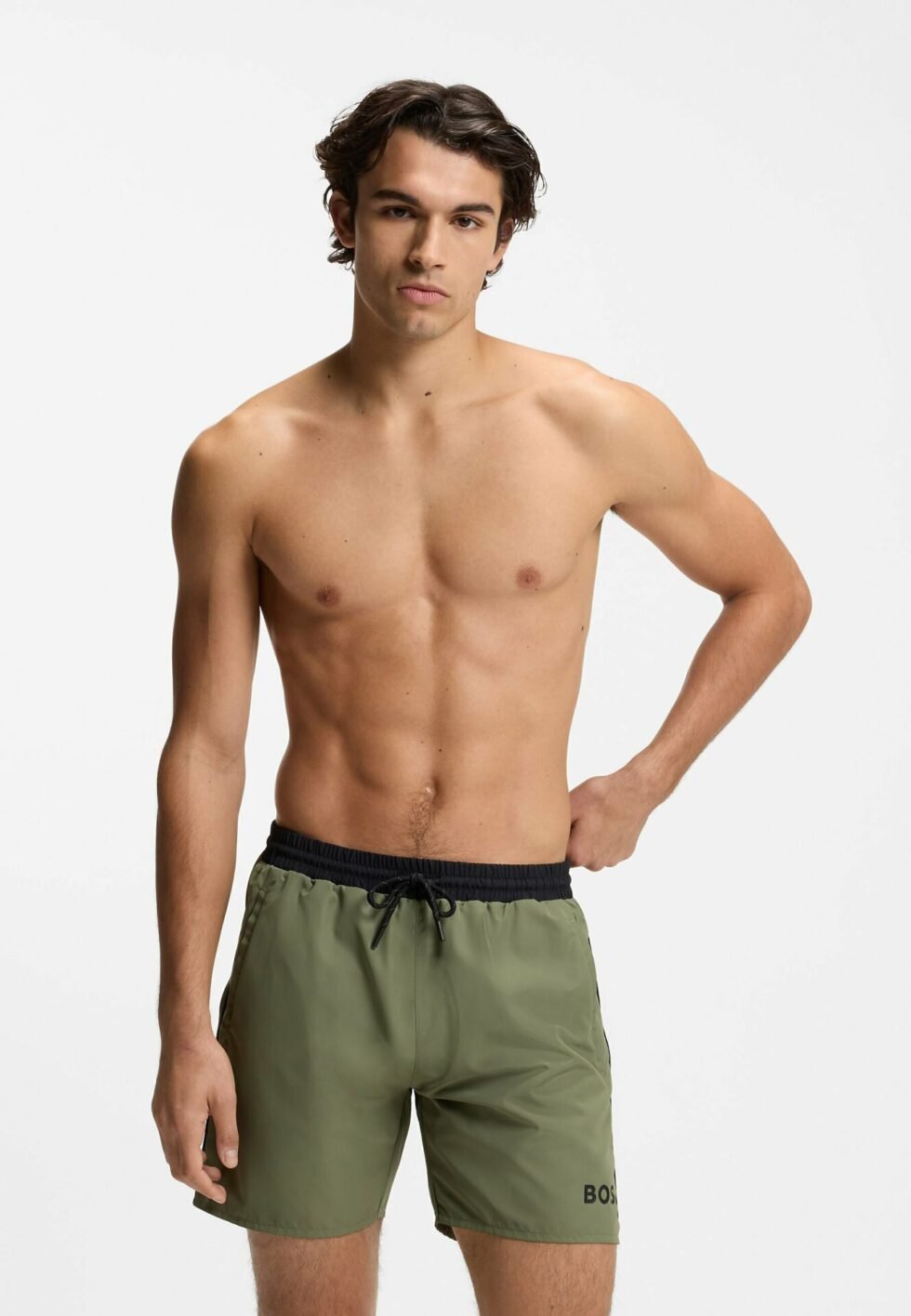 BOSS STARFISCH - Swimming shorts - open green ten