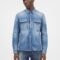 Dsquared2 PUFFY OVERSHIRT - Shirt - navy blue