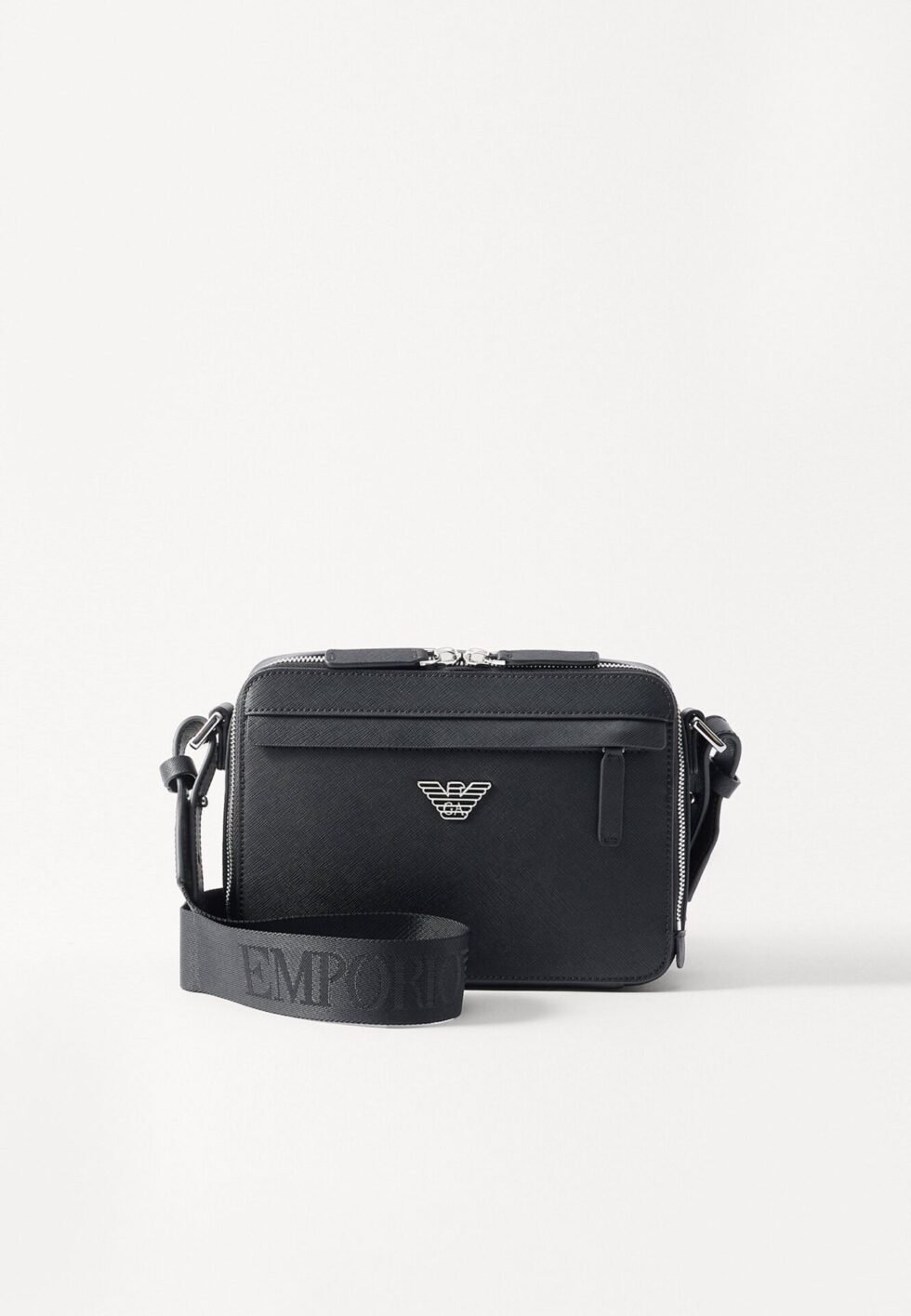 Emporio Armani MINI BAG - Cross body bag - black beauty