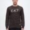 EA7 Emporio Armani APRES SKI M TOP CN GRAPHIC WOOL - Sweatshirt - mulch