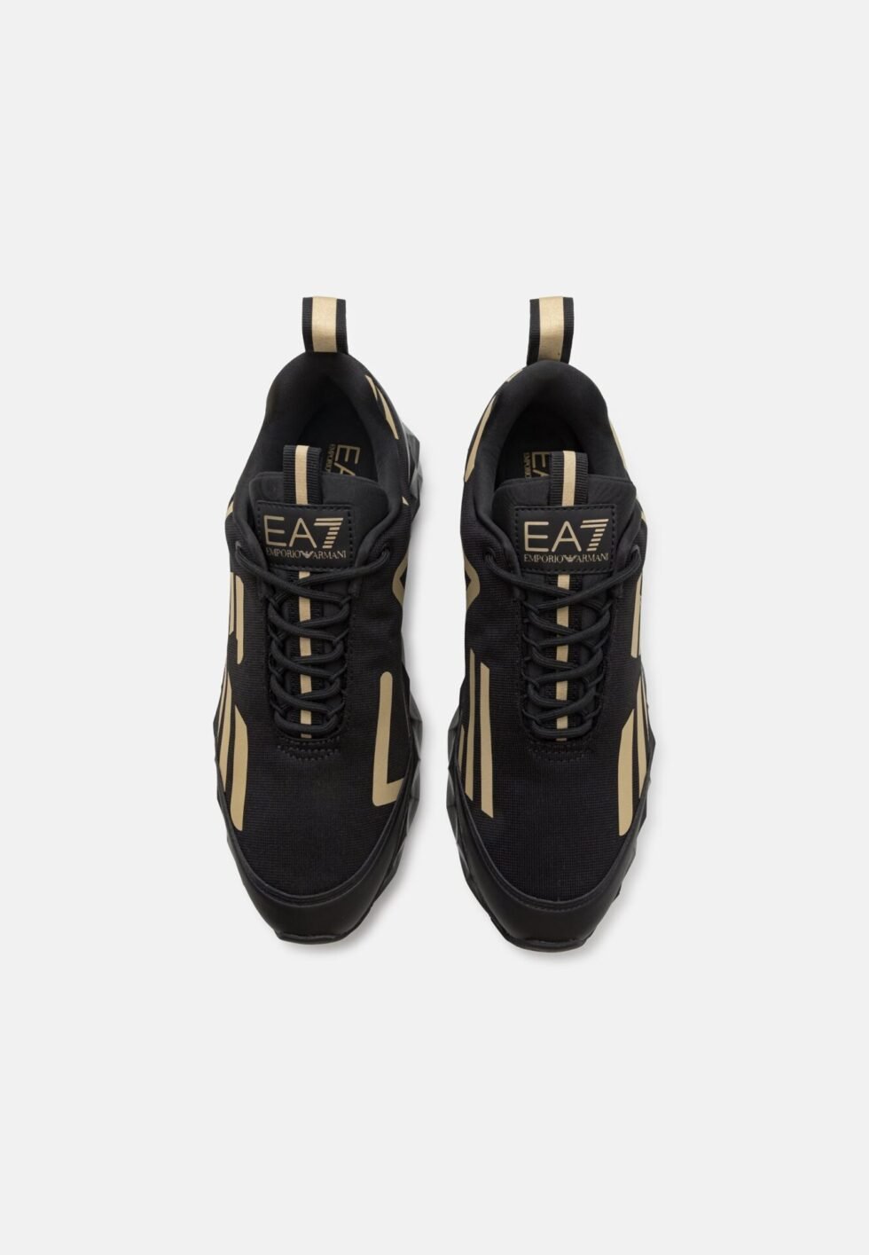 EA7 Emporio Armani ULTIMATE C2 KOMBAT UNISEX - Trainers - triple black/light gold