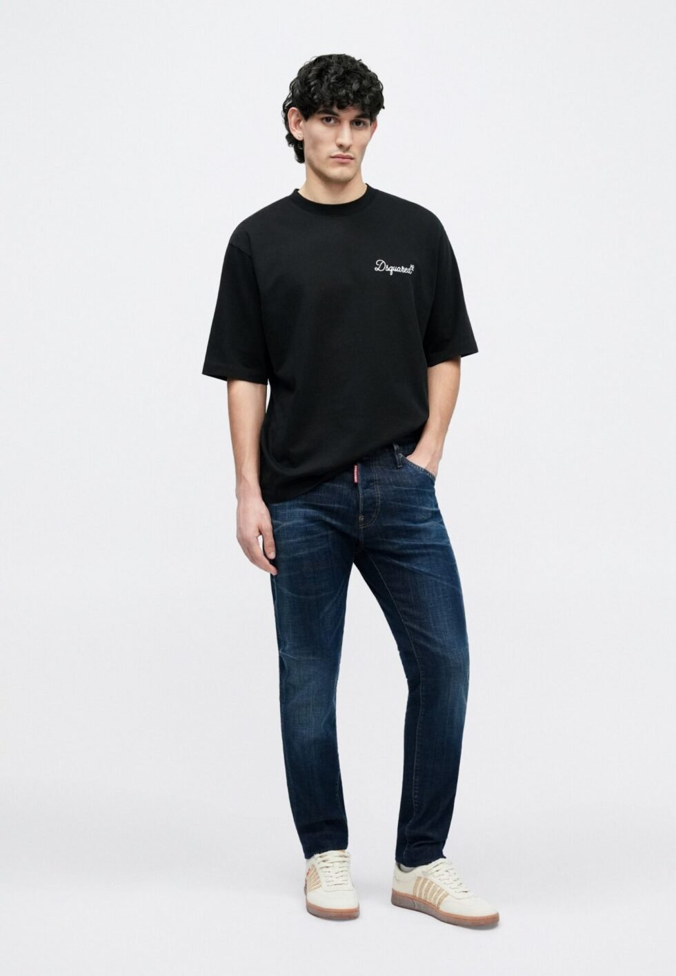 Dsquared2 LOOSE FIT - Basic T-shirt - black