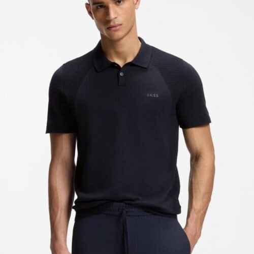 BOSS KN_MOMENTUM-LITE PS - Polo shirt - dark blue