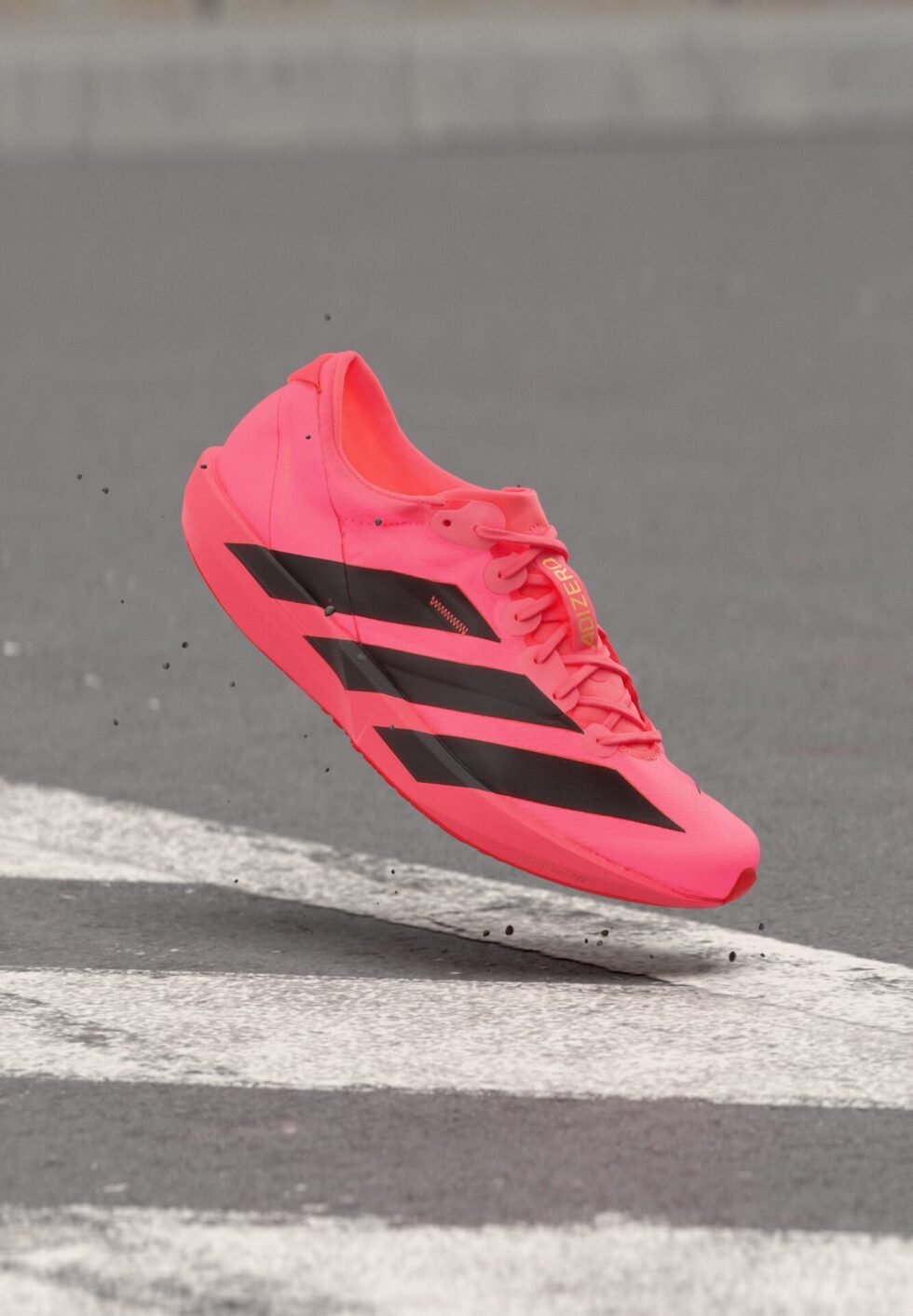 adidas Performance ADIZERO ADIOS 9 - Road running shoes - solar turbo/core black/lucid red