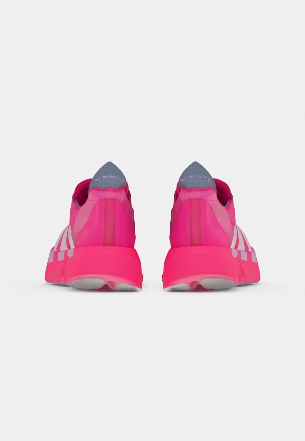 adidas Performance ADIZERO ADIOS PRO 4 - Road running shoes - shock pink/metallic/aurora plum