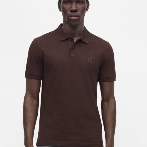 BOSS PASSENGER - Polo shirt - dark brown
