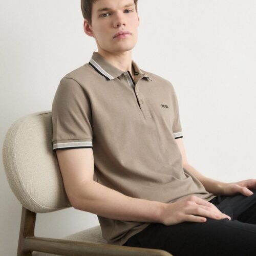 BOSS PADDY - Polo shirt - khaki