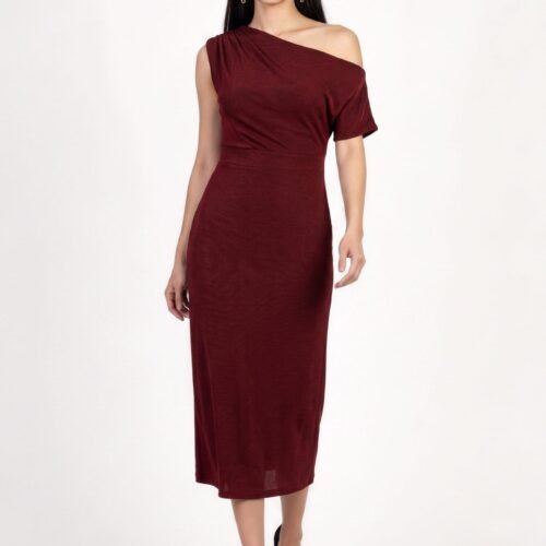 Anna Field by Zalando Jersey dress - burgundy