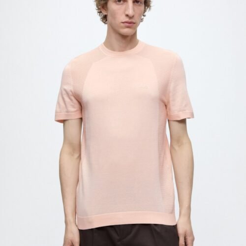 BOSS MOMENTUM LITE - Basic T-shirt - light/pastel orange