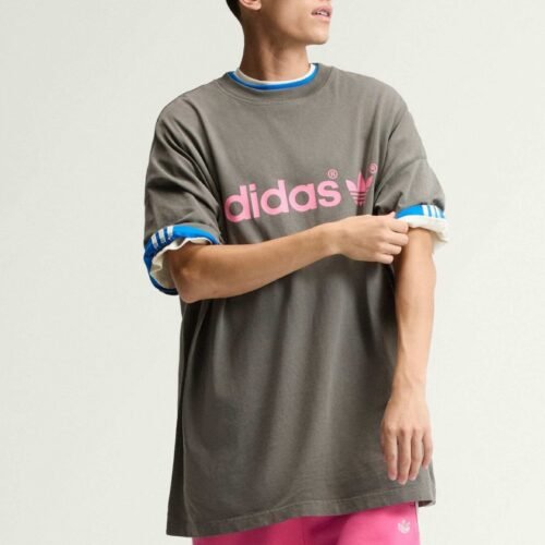 adidas Originals ADISIGNATURE NY WASHED TEE UNISEX - Print T-shirt - utility black