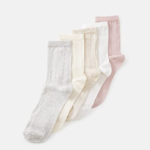 Anna Field by Zalando 5 PACK - Socks - white/beige/light pink