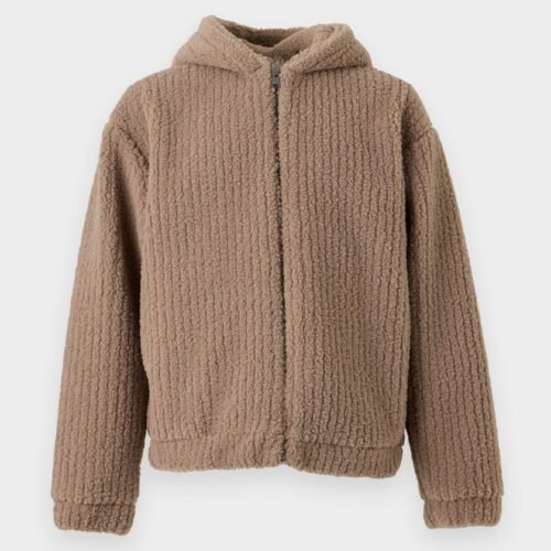 BOSS SULLIVAN - Zip-up sweatshirt - open brown