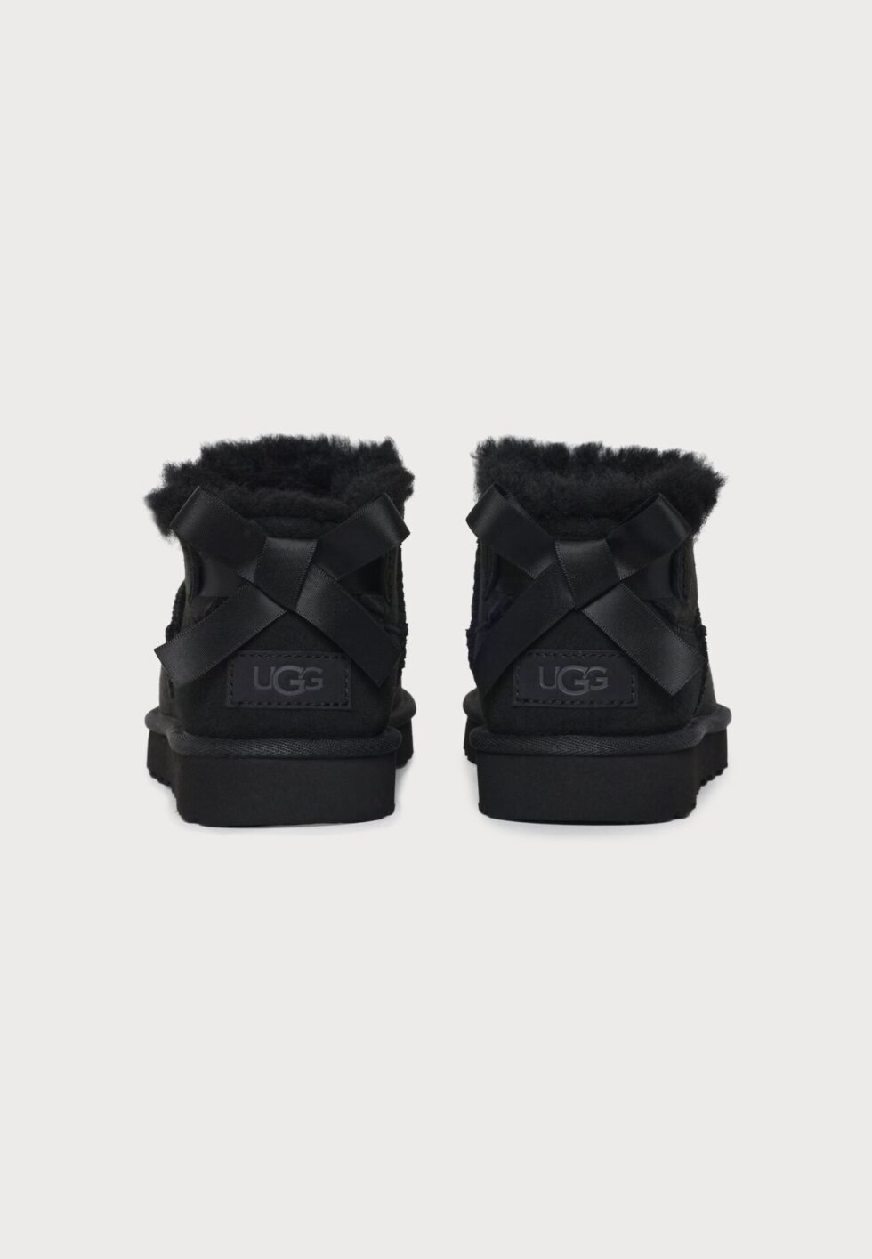 UGG ULTRA MINI BAILEY BOW - Winter boots - black