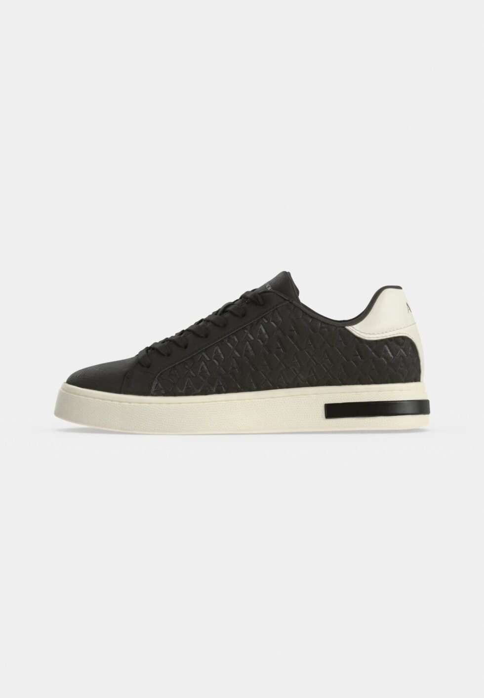 Armani Exchange LONDON - Trainers - dark crocodile/off white