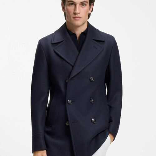 BOSS Classic coat - dark blue four