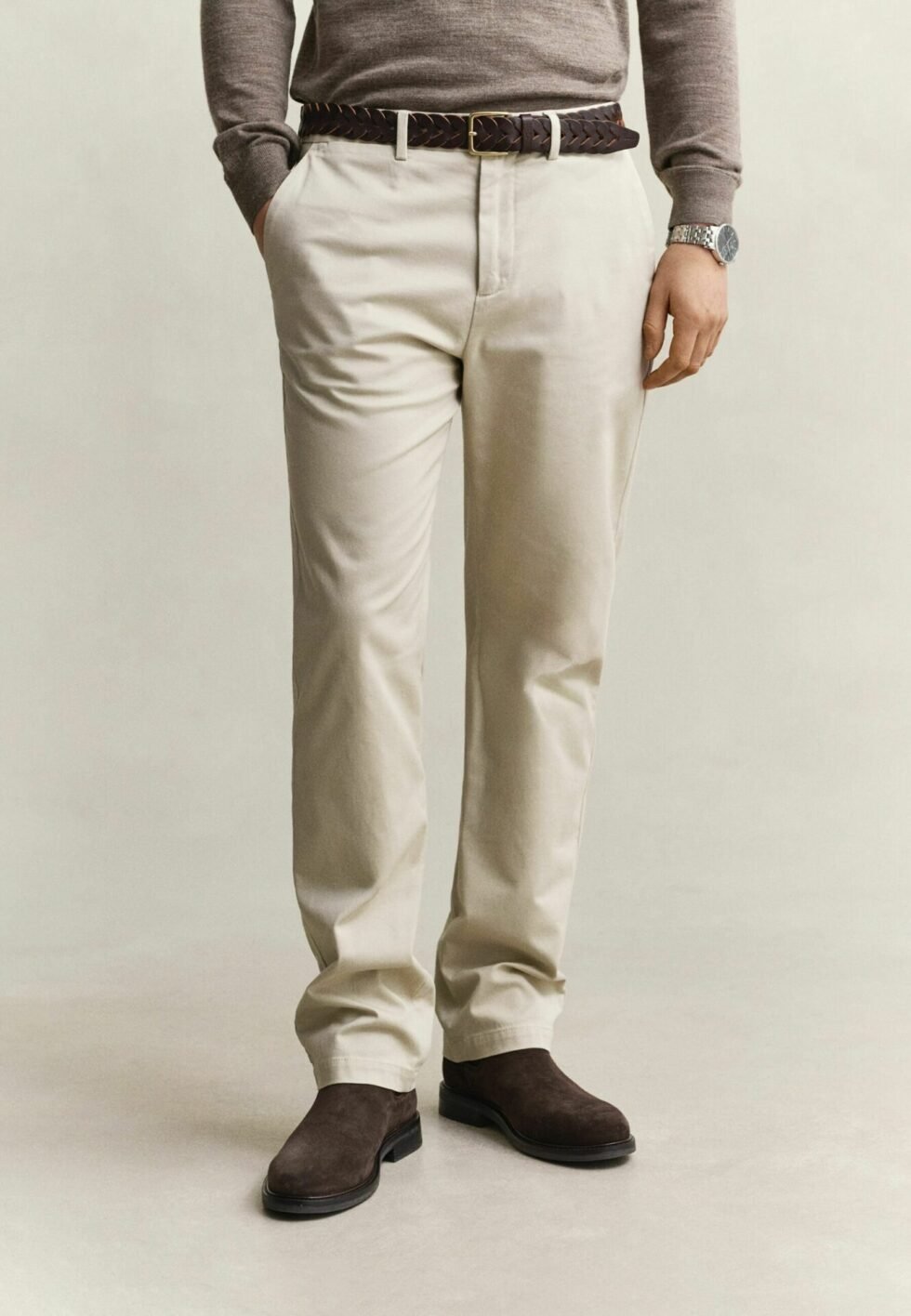 GANT REGULAR FIT SMART CHINOS - Chinos - clay beige