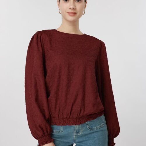 Anna Field by Zalando TEXTURED - Blouse - wine