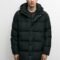 Massimo Dutti Down coat - mottled dark blue