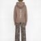 Jack & Jones Kids JCOCLUB BACK SCRIPT SWEAT HOOD SN JNR - Hoodie - beige