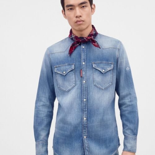 Dsquared2 CANADIAN VINTAGE SHIRT - Shirt - navy blue