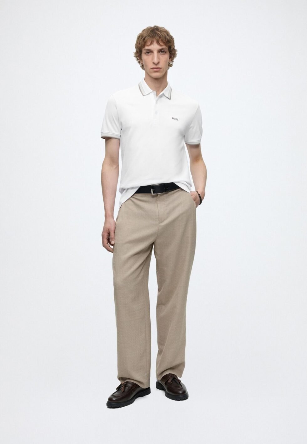 BOSS PADDY - Polo shirt - open white
