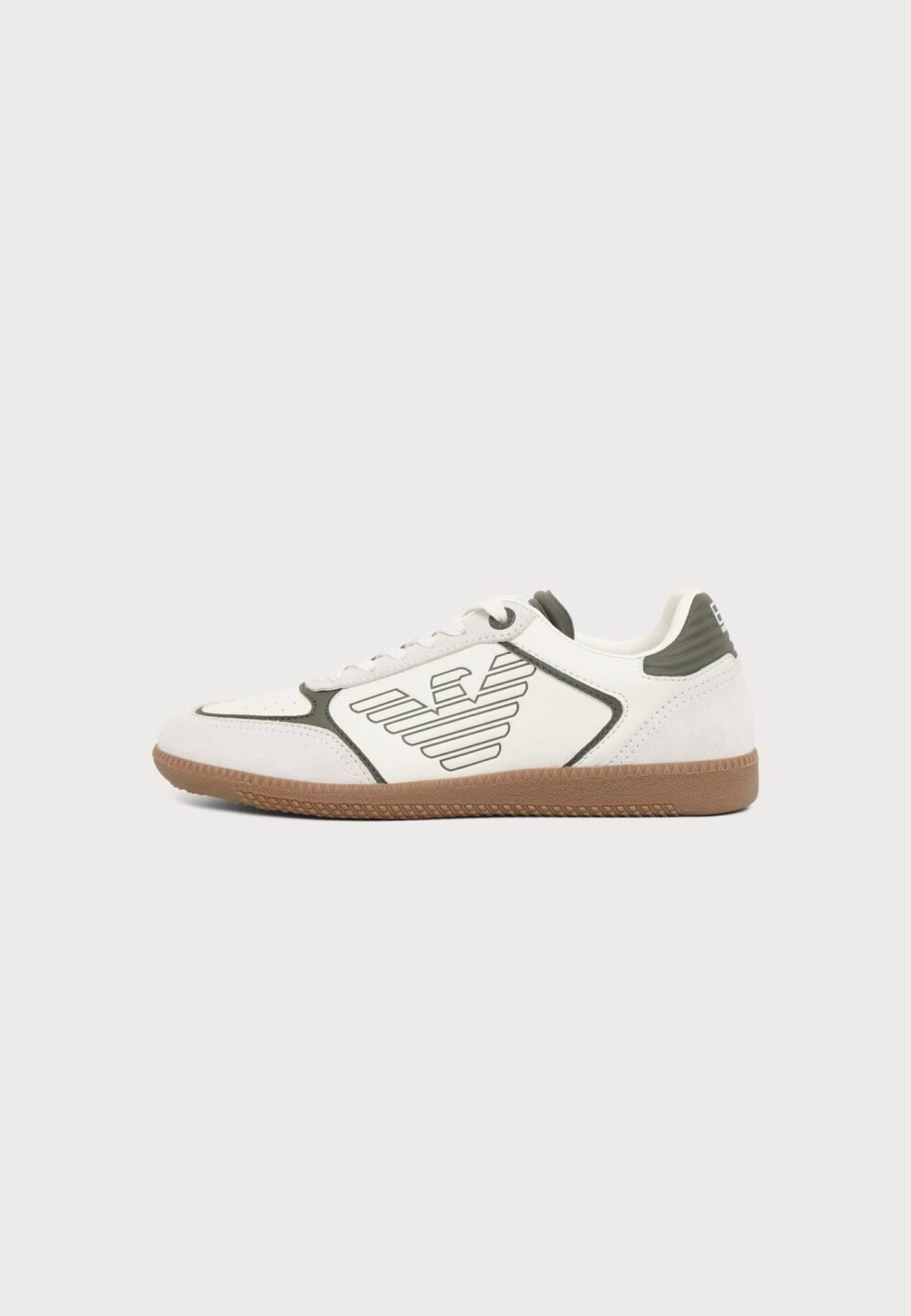 EA7 Emporio Armani HERITAGE EAGLE - Trainers - off white/kalamata/honey