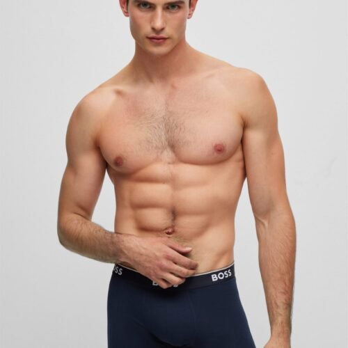 BOSS POWER 3 PACK - Boxer briefs - open blue