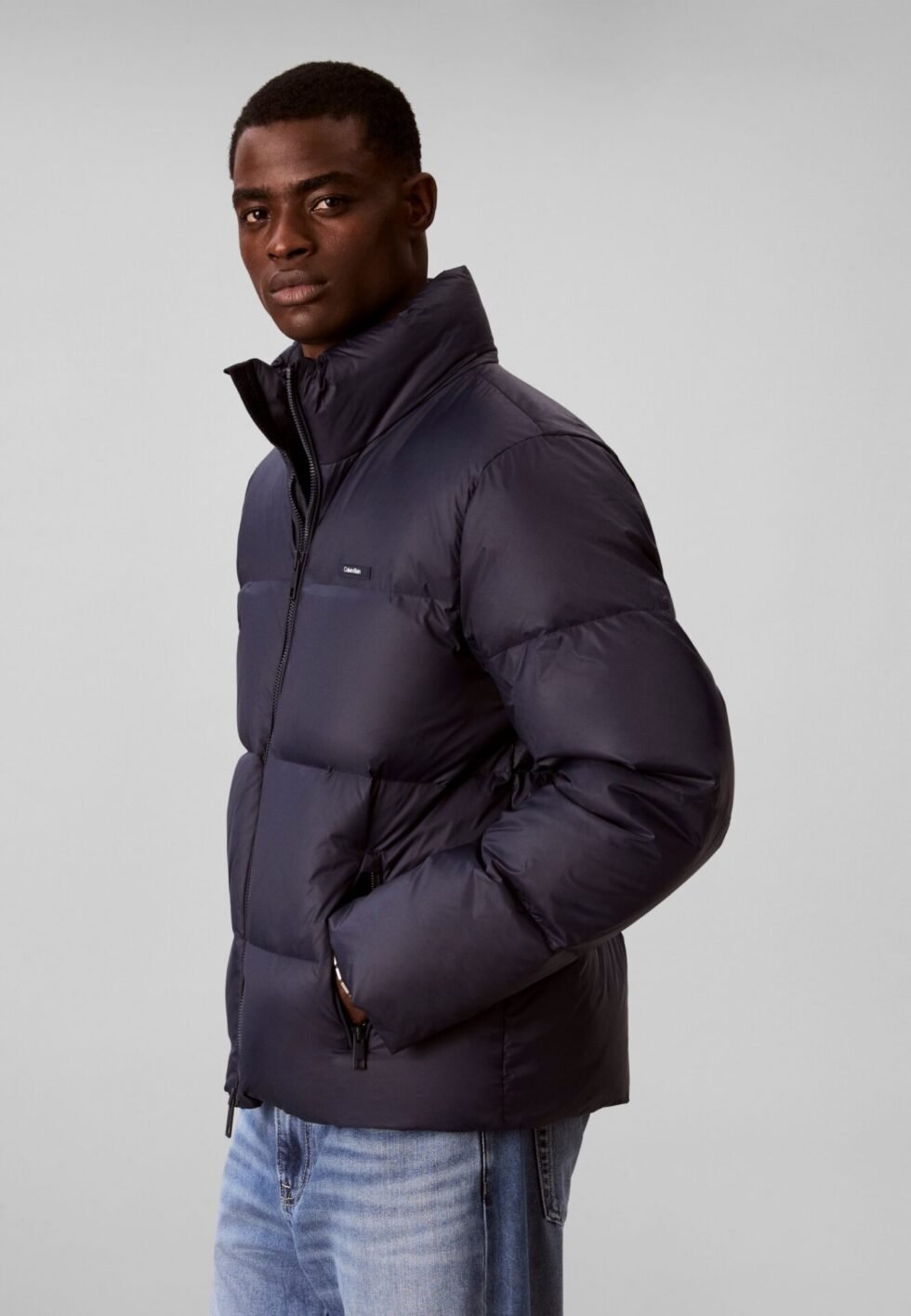 Calvin Klein DOWN PUFFER JACKET - Down jacket - dark sapphire