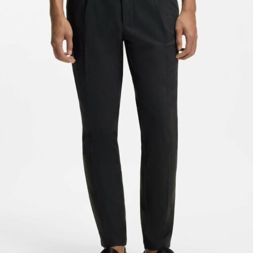 BOSS Suit trousers - dark blue four