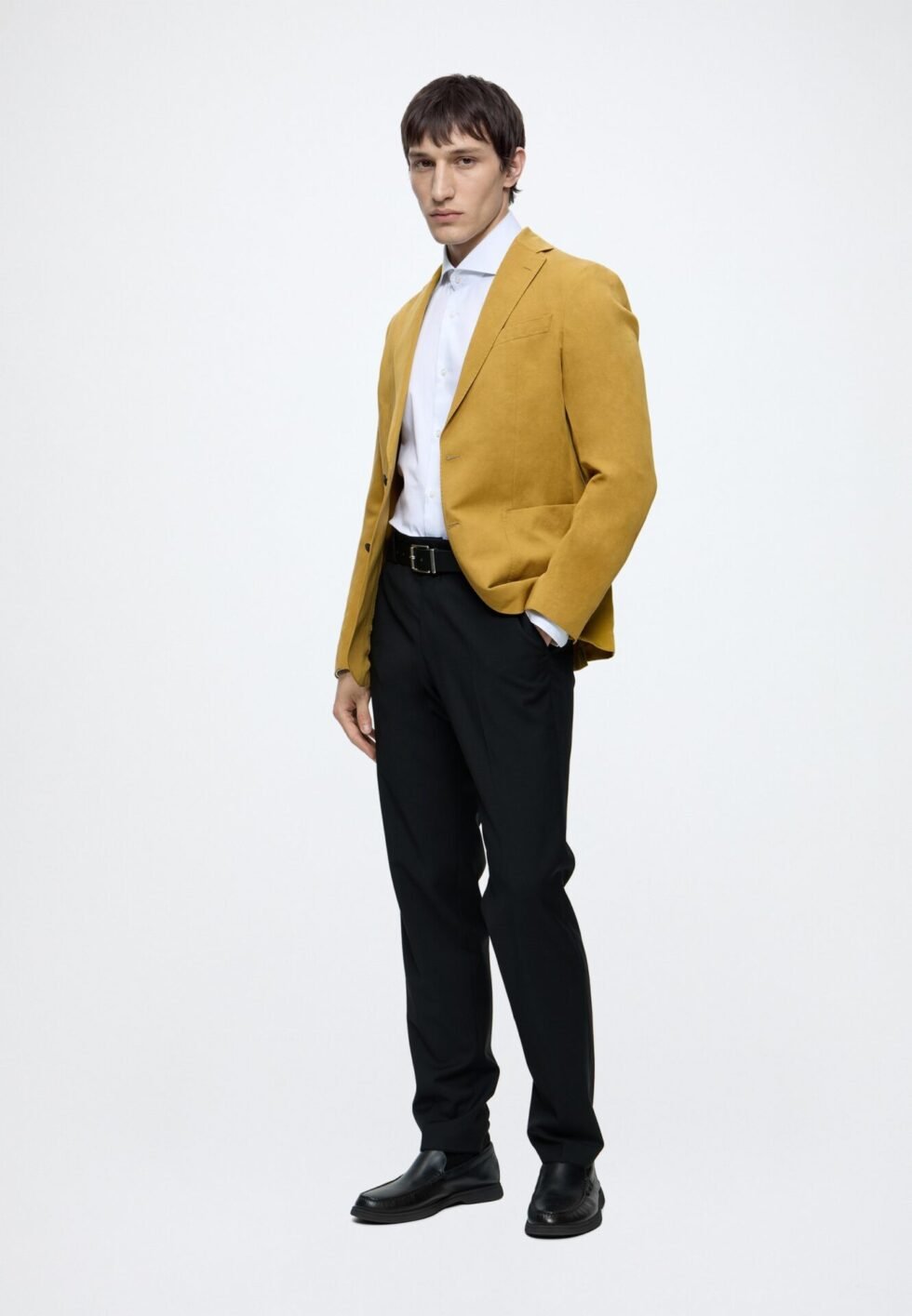 BOSS HANRY - Blazer jacket - gold-coloured