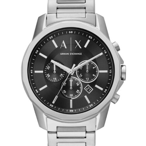 ARMANI EXCHANGE BANKS - Chronograph watch - gunmetal
