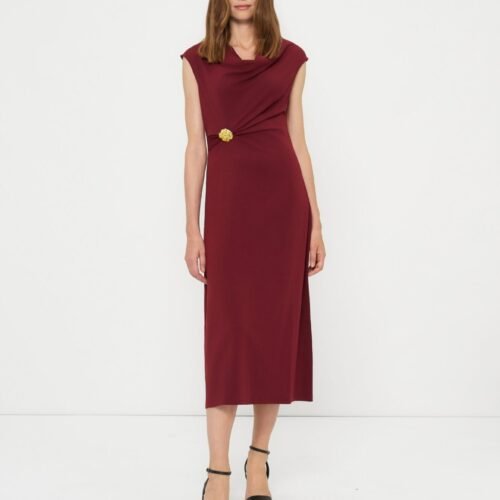 Anna Field by Zalando Day dress - dark burgundy