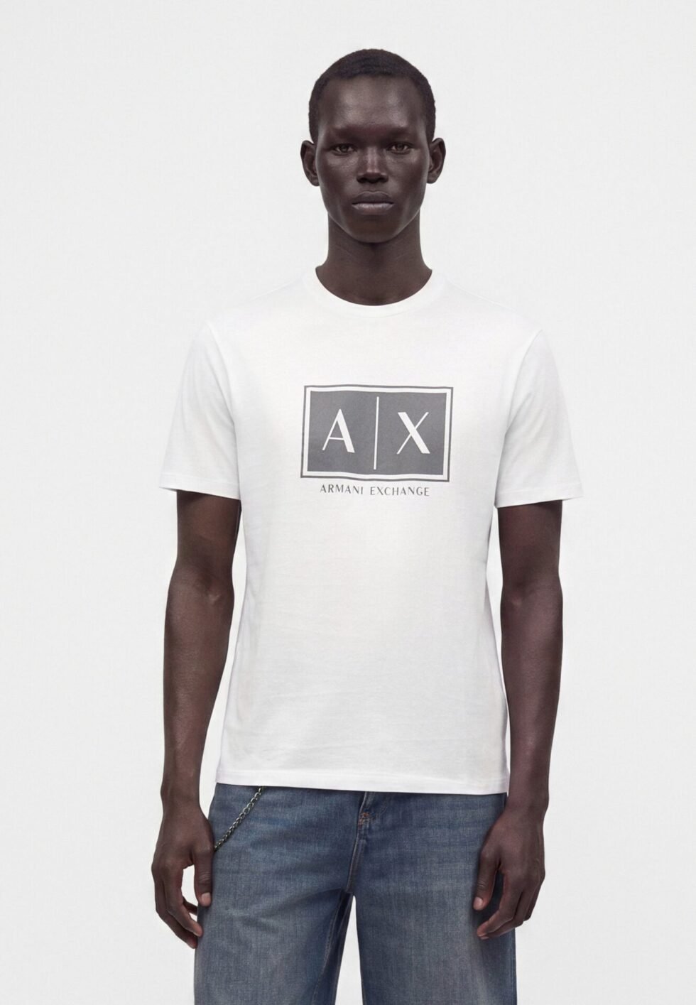 Armani Exchange Print T-shirt - off-white
