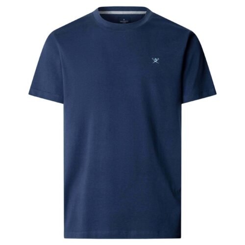 HACKETT LONDON BASIC T-SHIRT SS LOGO TEE - Basic T-shirt - navy